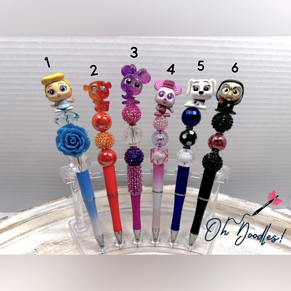 Disney Doorable Pens + 1 Ink Refill Included - 1 Pen, Your Choice! (Set #1-6)
